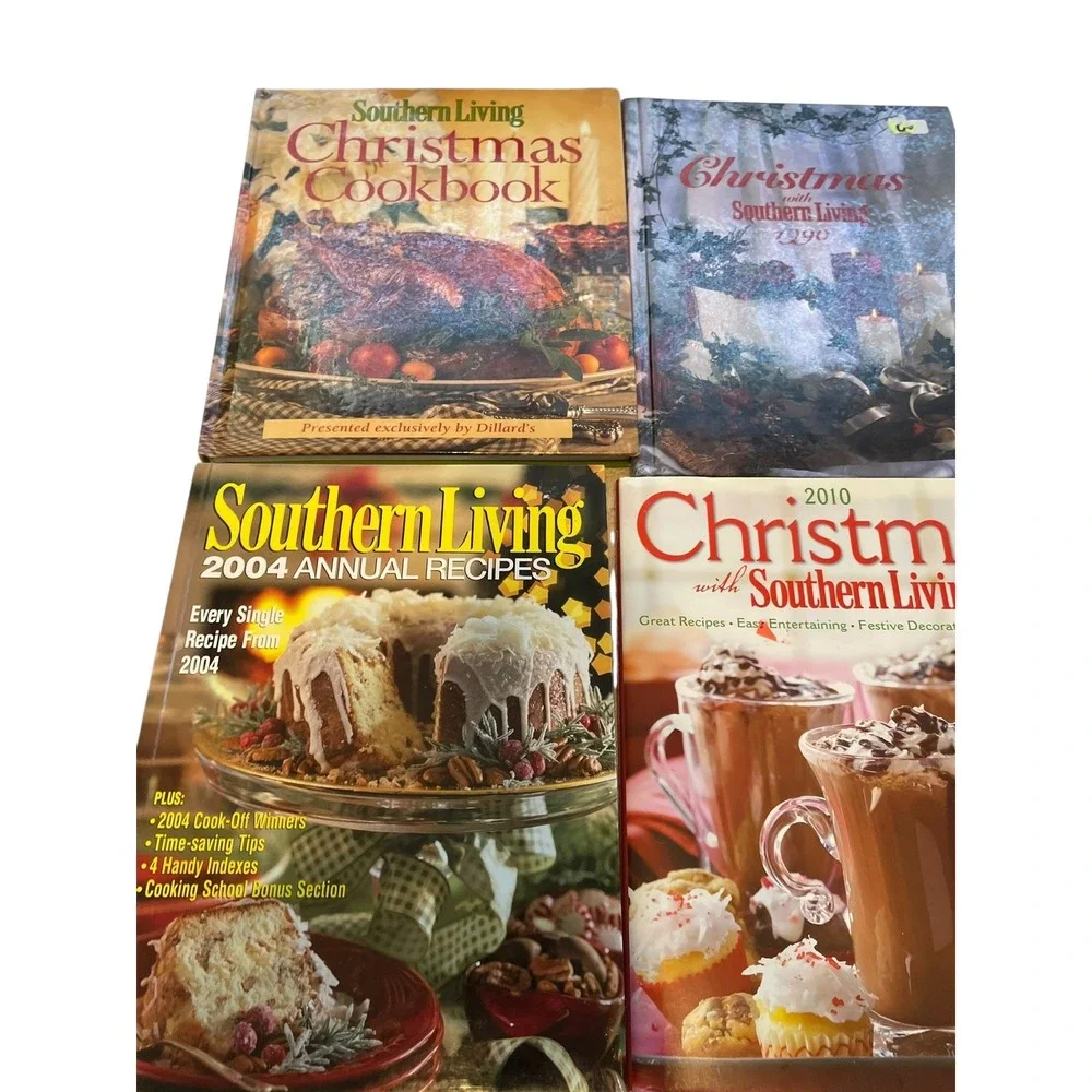 Southern Living Christmas Cookbook‎ Lot Annual Recipes Holiday Baking